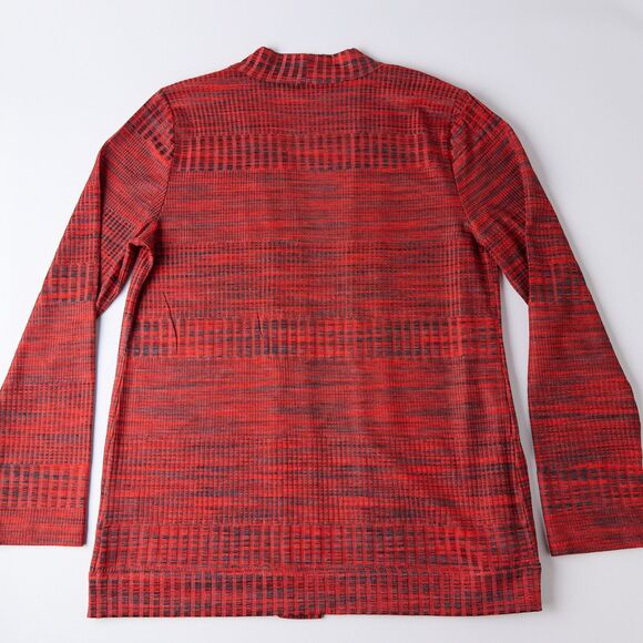 Jones New York Womens M Open Front Cardigan Sweater Artsy Lagenlook Art Teacher - Picture 8 of 9